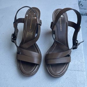 BANANA REPUBLIC Leather Strap Heels